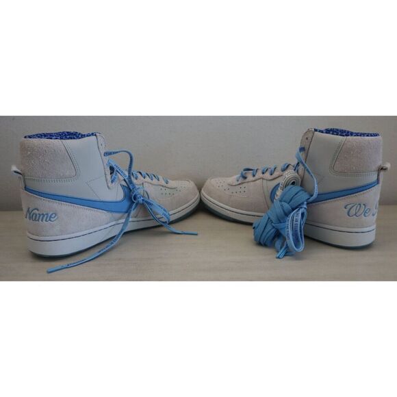 Nike FV2084‑001 Men Sz 10.5 Gray Terminator High Spelman Jaguars Bball Shoes - Picture 12 of 15